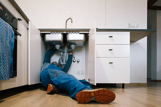 Professional Drain Cleaning technician working in Conway, MO